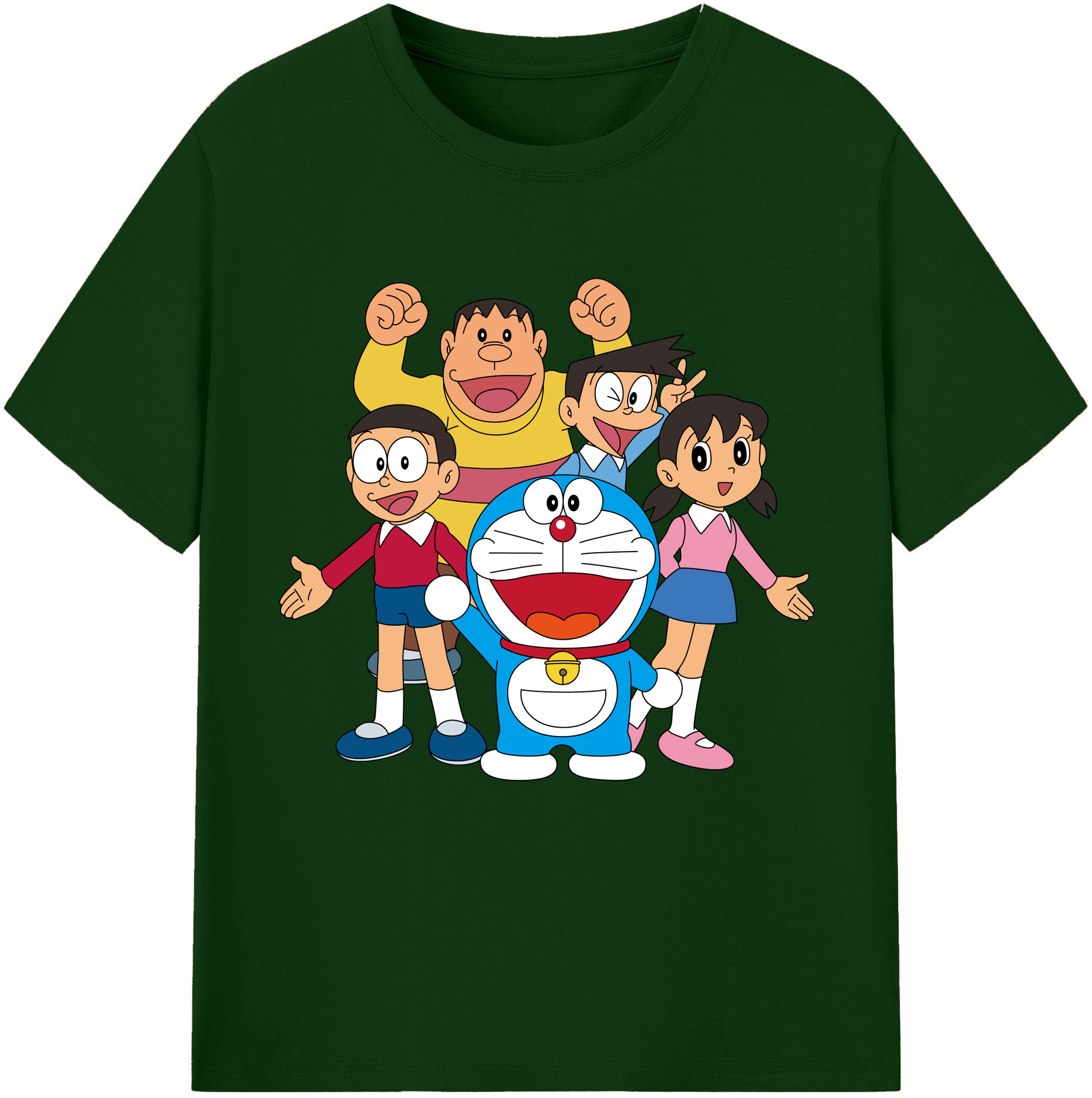 （画像用） ドラえもん 骨川 スネ夫 Doraemon Honekawa Suneo 綿100％半袖Tシャツ（フロントプリント）